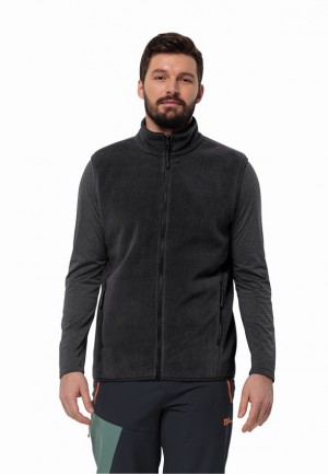 Jack Wolfskin Waldsteig Fz Vest Heren Zwart | 87857371