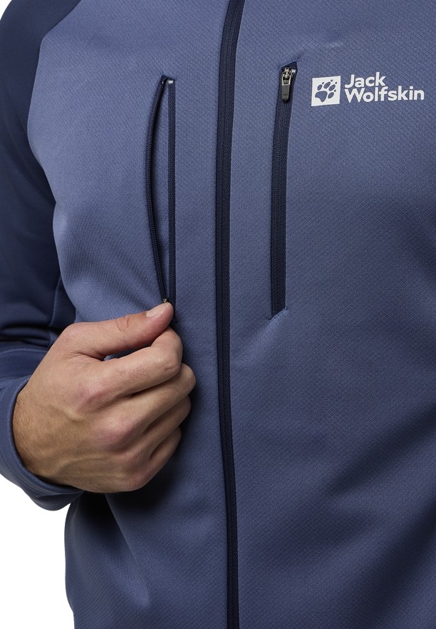 Jack Wolfskin Alpgrat Xt Fleece Jassen Heren Donkerblauw | 94944155