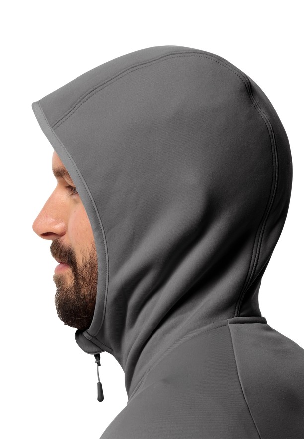 Jack Wolfskin Baiselberg Hooded Fz Fleece Jassen Heren Grijs | 53572594