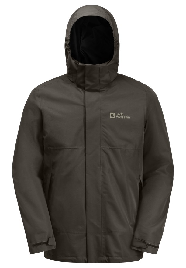 Jack Wolfskin Luntal 3in1 Jassen Heren Koffie | 45791010