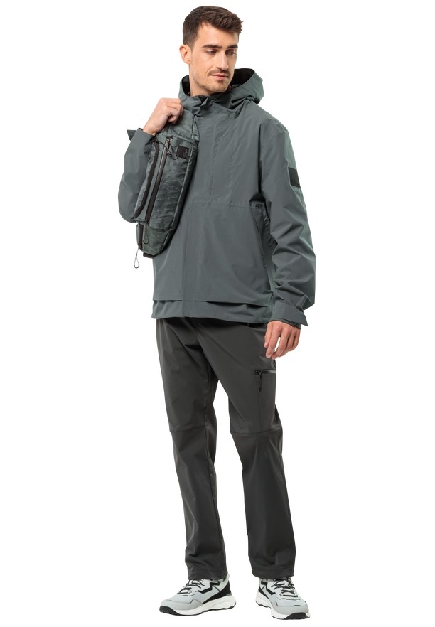 Jack Wolfskin Mainkai Regenjassen Heren Groen | 87910329