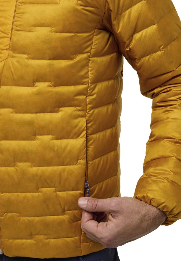 Jack Wolfskin Passamani Donsjas Heren Geel | 84040703