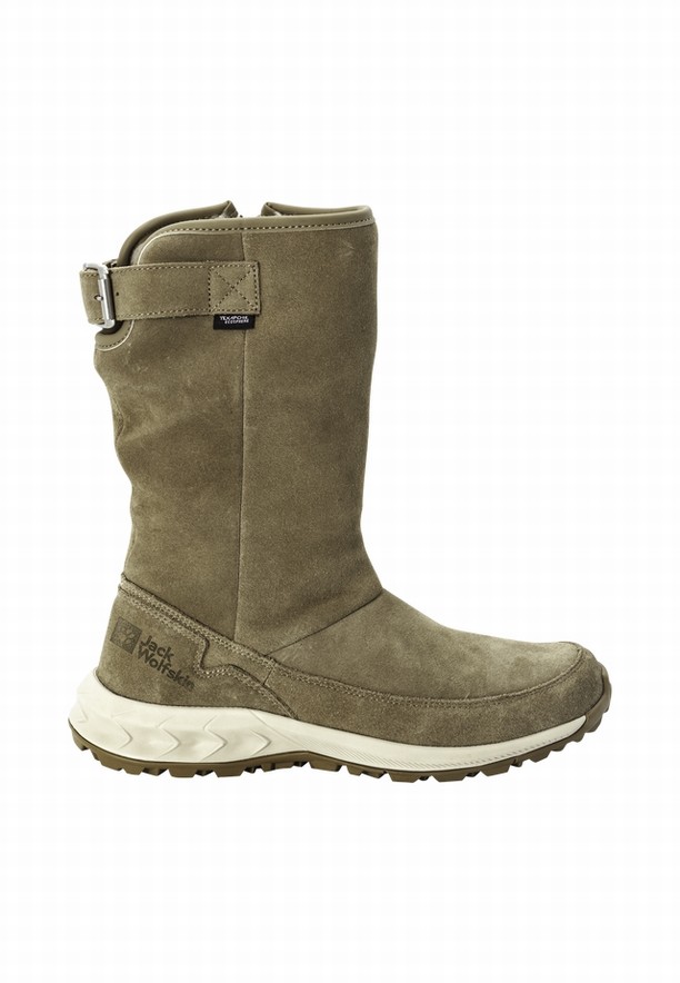 Jack Wolfskin Queenstown Texapore Boot H Winterlaarzen Dames Olijfgroen | 43361092