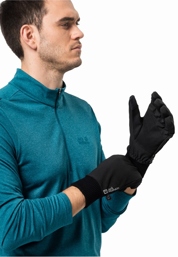 Jack Wolfskin Supersonic Xt Handschoenen Heren Zwart | 78045677