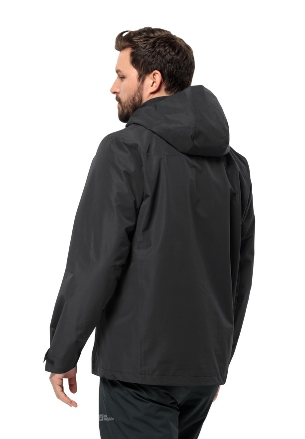 Jack Wolfskin Taubenberg 3in1 Jassen Heren Zwart | 65170890