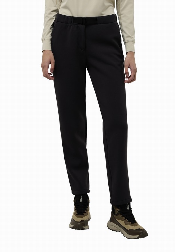 Jack Wolfskin Wanderest Broek Dames Zwart | 22504613